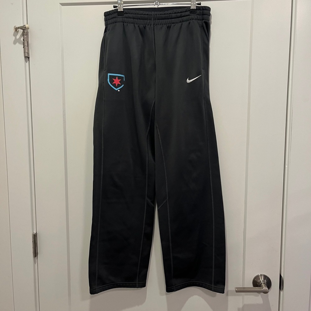 Nike Chicago Red‎ Stars Women Black Dri-FIT Fleece Training Pants Soccer Medium